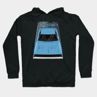 Dodge Charger 1968 - Light Blue Hoodie